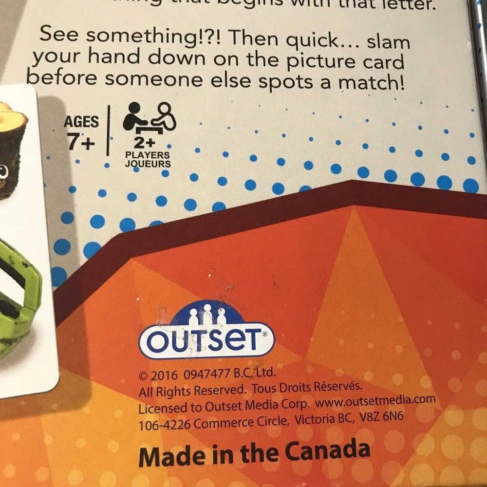 See-It? Slam-It!  COMPLETE Game by Outset 2016 FAMILY Word Party Game AGES 7+